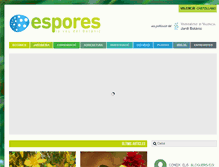 Tablet Screenshot of espores.org